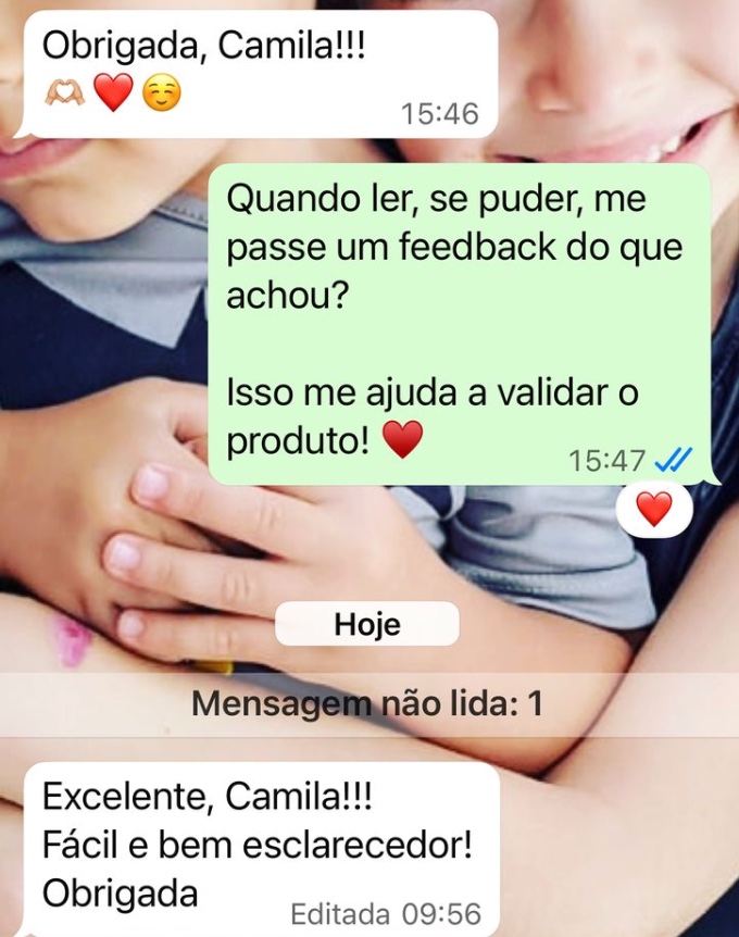 Depoimento de cliente satisfeito
